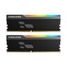Модуль памяти для компьютера DDR4 32GB (2x16GB) 3600 MHz Onyx Black RGB Prologix (PRO32GB3600YBR4K)