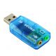 Звуковая плата Atcom USB-sound card (5.1) 3D sound (Windows 7 ready) (7807) - Нулевой остаток (Feed) - Нулевой остаток (Feed)
