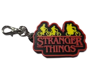 Брелок Stranger Things Дуже дивні справи Logo Keychain ABS пластик 4 см.