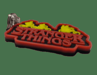 Брелок Stranger Things Дуже дивні справи Logo Keychain ABS пластик 4 см.