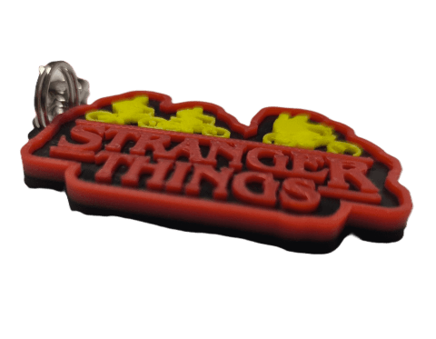 Брелок Stranger Things Дуже дивні справи Logo Keychain ABS пластик 4 см. - -