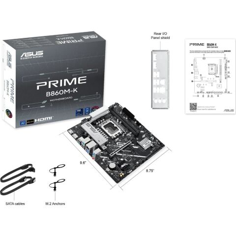 Материнская плата ASUS PRIME B860M-K - Нулевой остаток (Feed)  - Нулевой остаток (Feed) 