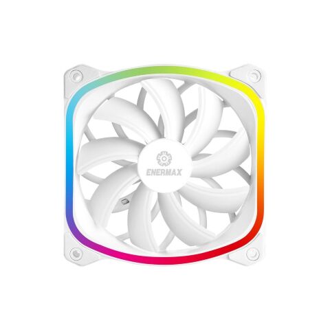 Кулер для корпуса Enermax SquA RGB White (UCSQARGB12P-W-SG) - Вентиляторы к корпусам  - Вентиляторы к корпусам 