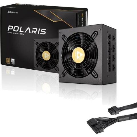 Блок питания Chieftec 750W Polaris (PPS-750FC) - Нулевой остаток (Feed)  - Нулевой остаток (Feed) 