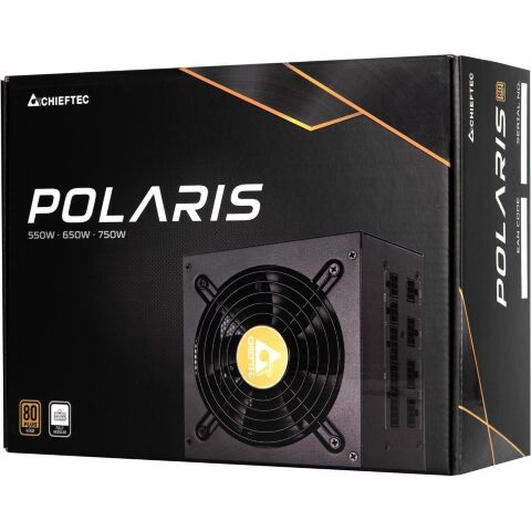Блок питания Chieftec 750W Polaris (PPS-750FC) - Нулевой остаток (Feed)  - Нулевой остаток (Feed) 
