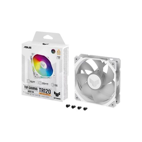 Кулер для корпуса ASUS TUF Gaming TR120 ARGB Reverse White (90DA00D3-B09000) - Нулевой остаток (Feed)  - Нулевой остаток (Feed) 