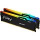 Модуль памяти для компьютера DDR5 64GB (2x32GB) 5600 MHz Beast RGB EXPO Black Kingston Fury (ex.HyperX) (KF556C36BBE2AK2-64) - Нулевой остаток (Feed)  - Нулевой остаток (Feed)