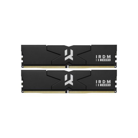 Модуль памяти для компьютера DDR5 32GB (2x16GB) 6000 MHz IRDM Black Goodram (IR-6000D564L36S/32GDC) - Нулевой остаток (Feed) - Нулевой остаток (Feed)