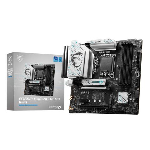 Материнская плата MSI B760M GAMING PLUS WIFI - Системные (материнские) платы  - Системные (материнские) платы 