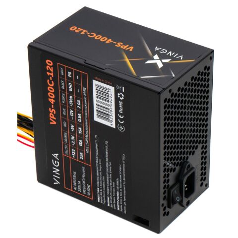 Блок питания Vinga 400W ОЕМ (VPS-400С-120) - Блоки питания  - Блоки питания 
