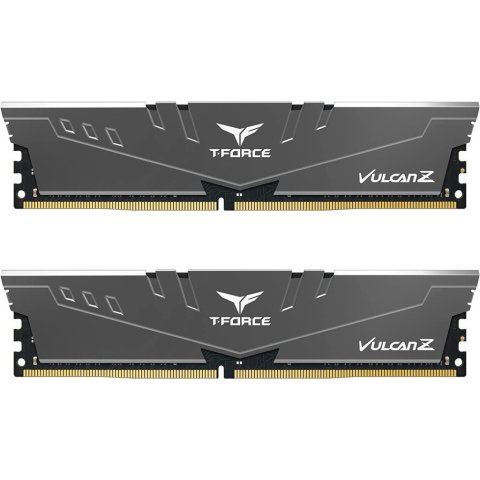 Модуль памяти для компьютера DDR4 16GB (2x8GB) 3600 MHz Vulcan Z Gray Team (TLZGD416G3600HC18JDC01) - Модули памяти для компьютера  - Модули памяти для компьютера