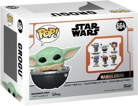 Фигурка Funko Star Wars: Mandalorian Мандалорец Фанко Звёздные войны Grogu Грогу 664 - -