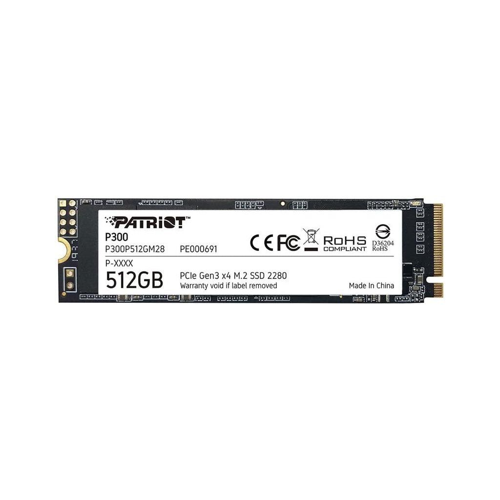 Накопитель SSD M.2 2280 512GB Patriot (P300P512GM28)