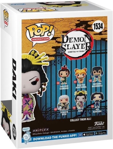 Фігурка Funko Demon Slayer Daki Фанко Клинок, що розсікає демонів Дакі 1534 - -