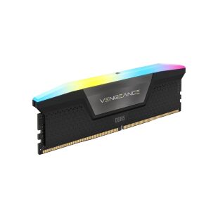Модуль памяти для компьютера DDR5 96GB (2x48GB) 6800 MHz Vengeance RGB Black Corsair (CMH96GX5M2B6800C34)