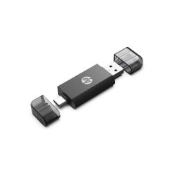 Считыватель флеш-карт HP USB 3.0 AM/USB-C to SD+TF (HP_DHC-CT112)