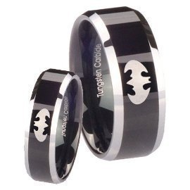 Кольцо Batman Logo Metal 10 мм №3