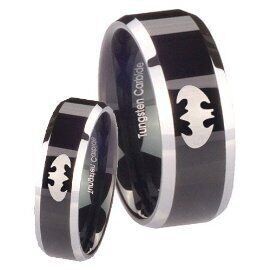 Кільце Batman Logo Metal 10 мм №3 - -