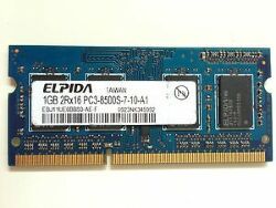 RAM 1GB 2RX16 PC3-8500S-7-10-A1