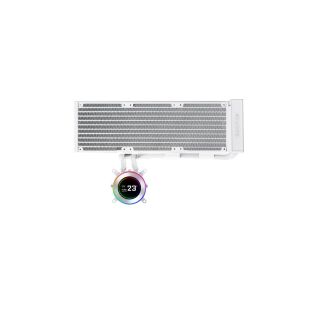 Система жидкостного охлаждения Lian Li HydroShift II LCD-C 360 FANLESS White (G89.GHS2LCD36W.00)