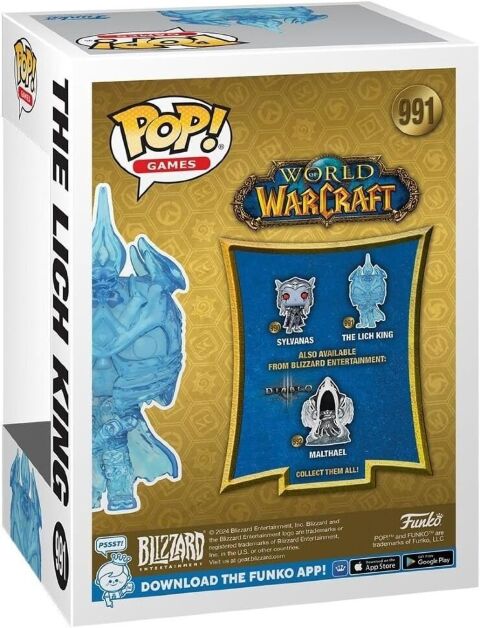 Фігурка Funko World of Warcraft The Lich King Arthas Фанко Варкрафт Король Ліч Артас 991 - -