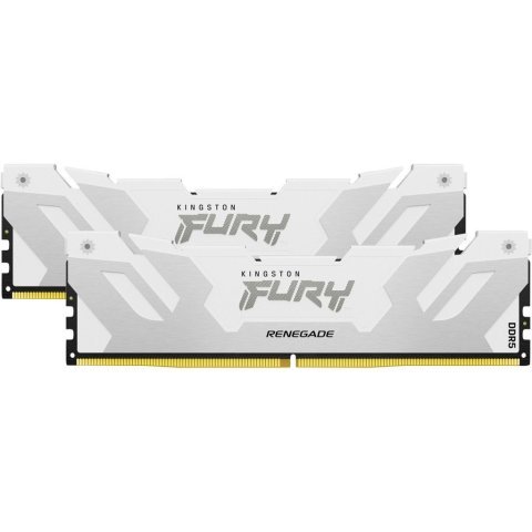 Модуль памяти для компьютера DDR5 64GB (2x32GB) 6400 MHz Renegade White XMP Kingston Fury (ex.HyperX) (KF564C32RWK2-64) - Нулевой остаток (Feed)  - Нулевой остаток (Feed) 