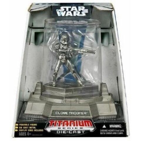 Фігурка Star Wars - TITANIUM DIECAST - CLONE TROOPER - Фигурки, статуэтки  - Фигурки, статуэтки 