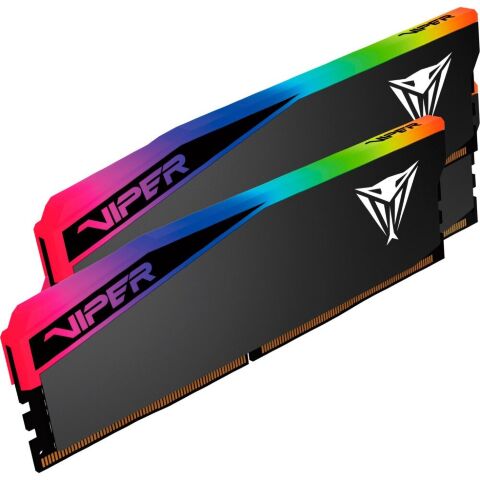 Модуль памяти для компьютера DDR5 32GB (2x16GB) 6400 MHz Viper Elite 5 Ultra RGB Patriot (VEUR532G6432K) - Нулевой остаток (Feed) - Нулевой остаток (Feed)