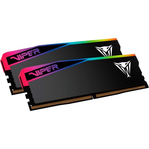 Модуль памяти для компьютера DDR5 32GB (2x16GB) 6400 MHz Viper Elite 5 Ultra RGB Patriot (VEUR532G6432K) - Нулевой остаток (Feed) - Нулевой остаток (Feed)
