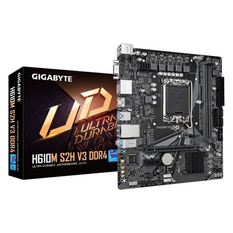 Материнская плата GIGABYTE H610M S2H V3 DDR4 - Системные (материнские) платы  - Системные (материнские) платы 