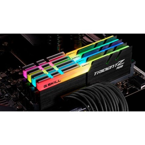 Модуль памяти для компьютера DDR4 128GB (4x32GB) 3600 MHz Trident Z RGB G.Skill (F4-3600C18Q-128GTZR) - Нулевой остаток (Feed)  - Нулевой остаток (Feed) 