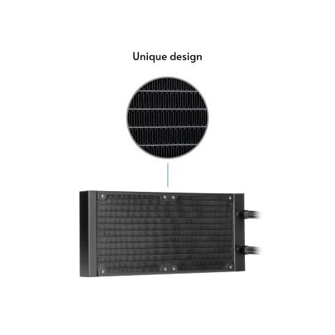 Система жидкостного охлаждения Chieftec Iceberg 240 DARK (CLC-240-BLK) - Нулевой остаток (Feed) - Нулевой остаток (Feed)