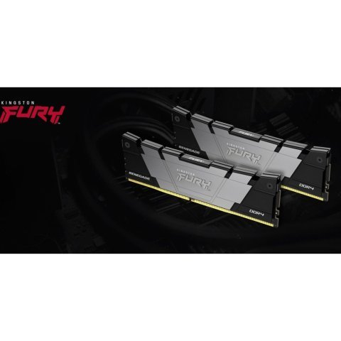 Модуль памяти для компьютера DDR4 32GB (2x16GB) 4266 MHz Renegade Kingston Fury (ex.HyperX) (KF442C19RB12K2/32) - Нулевой остаток (Feed) - Нулевой остаток (Feed)
