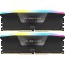 Модуль памяти для компьютера DDR5 64GB (2x32GB) 6000 MHz Vengeance RGB Black Corsair (CMH64GX5M2B6000C40)
