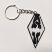 Брелок Skyrim Keychain Скайрім ABS пластик 5 см. -   -  