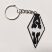Брелок Skyrim Keychain Скайрім ABS пластик 5 см. -   -  