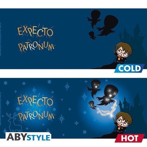 Чашка хамелеон Harry Potter Expecto Patronum King size Гарри Поттер Экспекто Патронум Кружка 460 мл -   -
