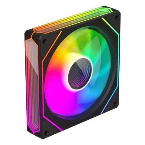 Кулер для корпуса Zezzio PRISM 6 Pro ARGB Black - Вентиляторы к корпусам - Вентиляторы к корпусам