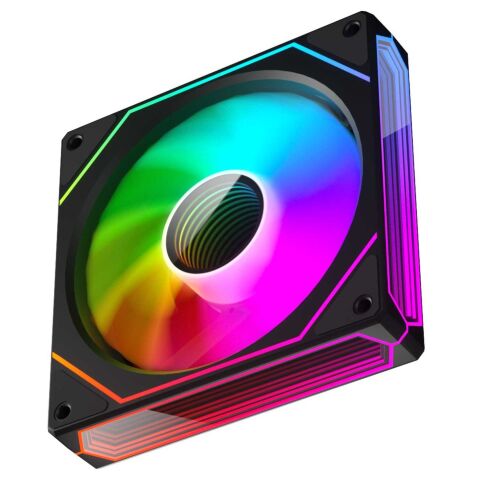 Кулер для корпуса Zezzio PRISM 6 Pro ARGB Black - Вентиляторы к корпусам - Вентиляторы к корпусам