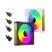 Кулер для корпуса Zezzio PRISM 6 Pro ARGB Black - Вентиляторы к корпусам - Вентиляторы к корпусам