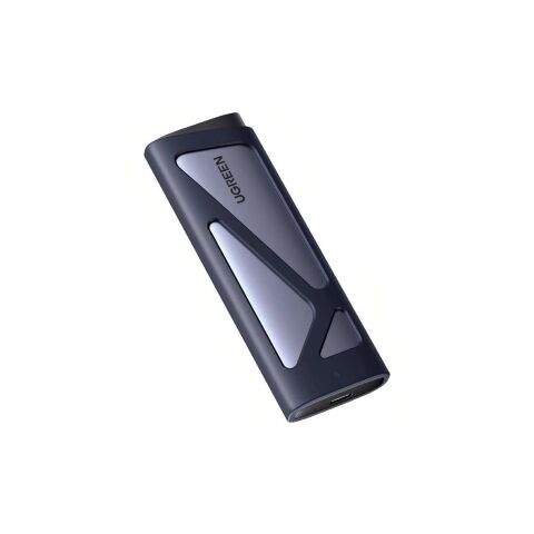 Карман внешний Ugreen USB 3.2 Gen 2 to M.2 NVMe/SATA 10Gbps UASP TRIM CM767 gray (15813) - Аксессуары к HDD  - Аксессуары к HDD 