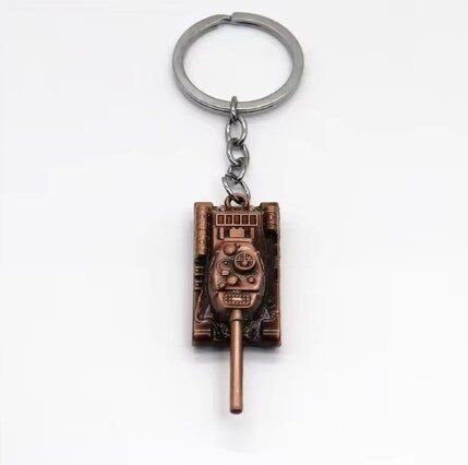 Брелок World of Tanks танк (колір: мідь) башта обертається - -