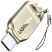 Считыватель флеш-карт UGREEN USB-C to TF 3.0 CM331 Light Golden (80124) - Нулевой остаток (Feed) - Нулевой остаток (Feed)