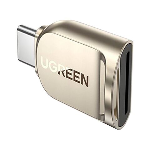 Считыватель флеш-карт UGREEN USB-C to TF 3.0 CM331 Light Golden (80124) - Нулевой остаток (Feed) - Нулевой остаток (Feed)