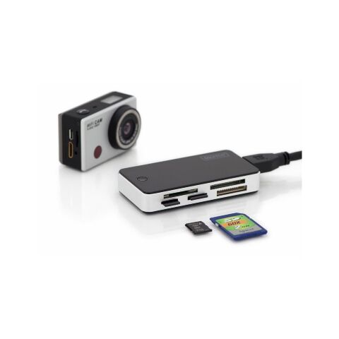 Считыватель флеш-карт Digitus USB 3.0 All-in-one (DA-70330-1) - Кардридеры - Кардридеры