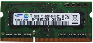 RAM 2GB 1RX8 PC3 10600S-09-10-ZZZ