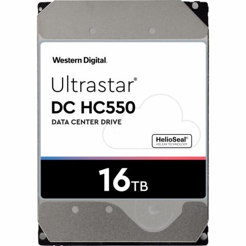 Жесткий диск 3.5" 16TB Ultrastar DC HC550 WD (WUH721816ALE6L4) - Нулевой остаток (Feed)  - Нулевой остаток (Feed) 
