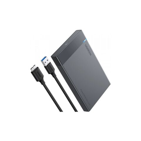 Карман внешний Ugreen USB 3.0 to M.2 SATA SSD US221 black (30848) - Аксессуары к HDD - Аксессуары к HDD
