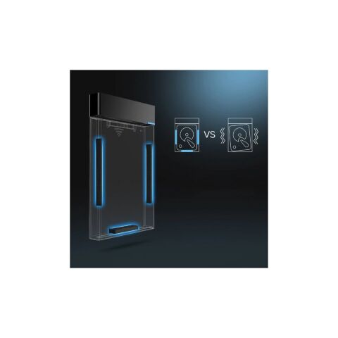 Карман внешний Ugreen USB 3.0 to M.2 SATA SSD US221 black (30848) - Аксессуары к HDD - Аксессуары к HDD