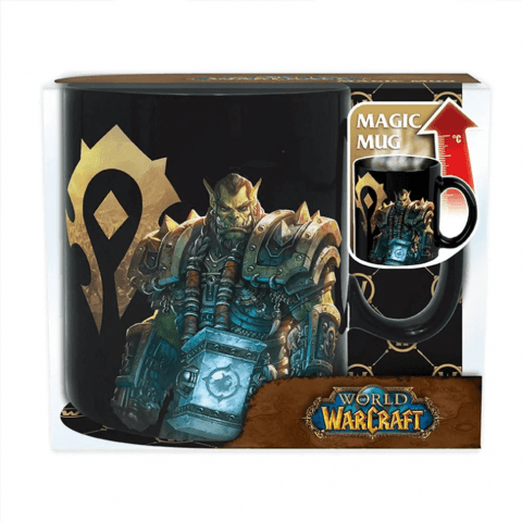 Чашка хамелеон Abystyle Blizzard World Of Warcraft Azeroth Mug Варкрафт кружка 460 мл (меняет цвет) -   -  